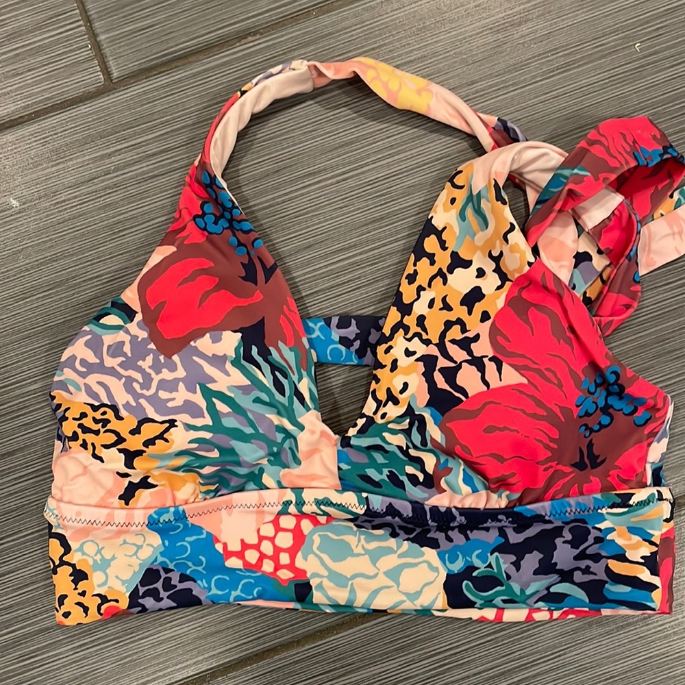 Athleta XS bikini halter top
